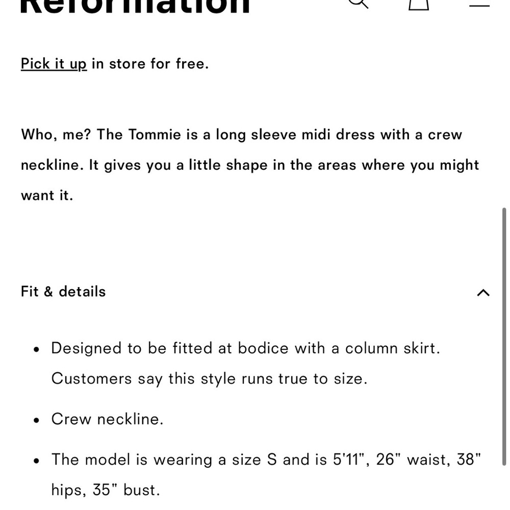 Reformation Tommie Knit Dress - Picture 7 of 9